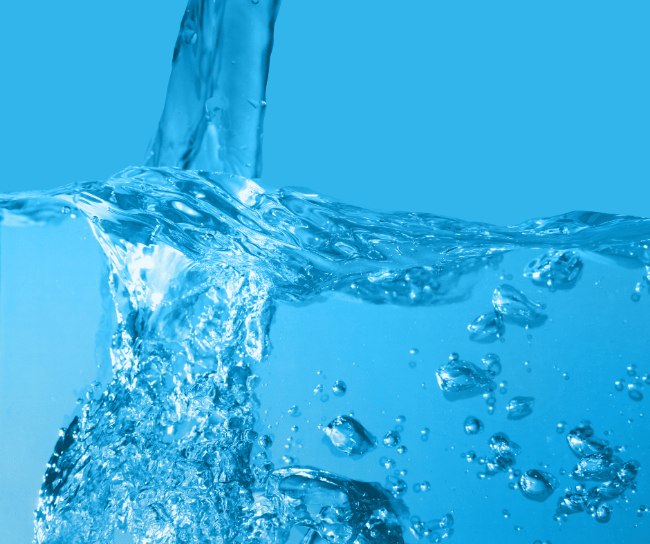 pouring fresh water