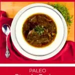 Bowl of Paleo Steak Onion Soup