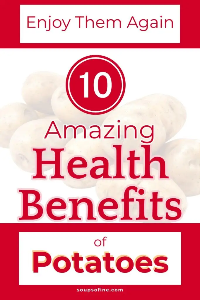 Image of fresh potatoes displayed to emphasize their natural texture and color. Visual highlights the theme of 10 health benefits of potatoes.