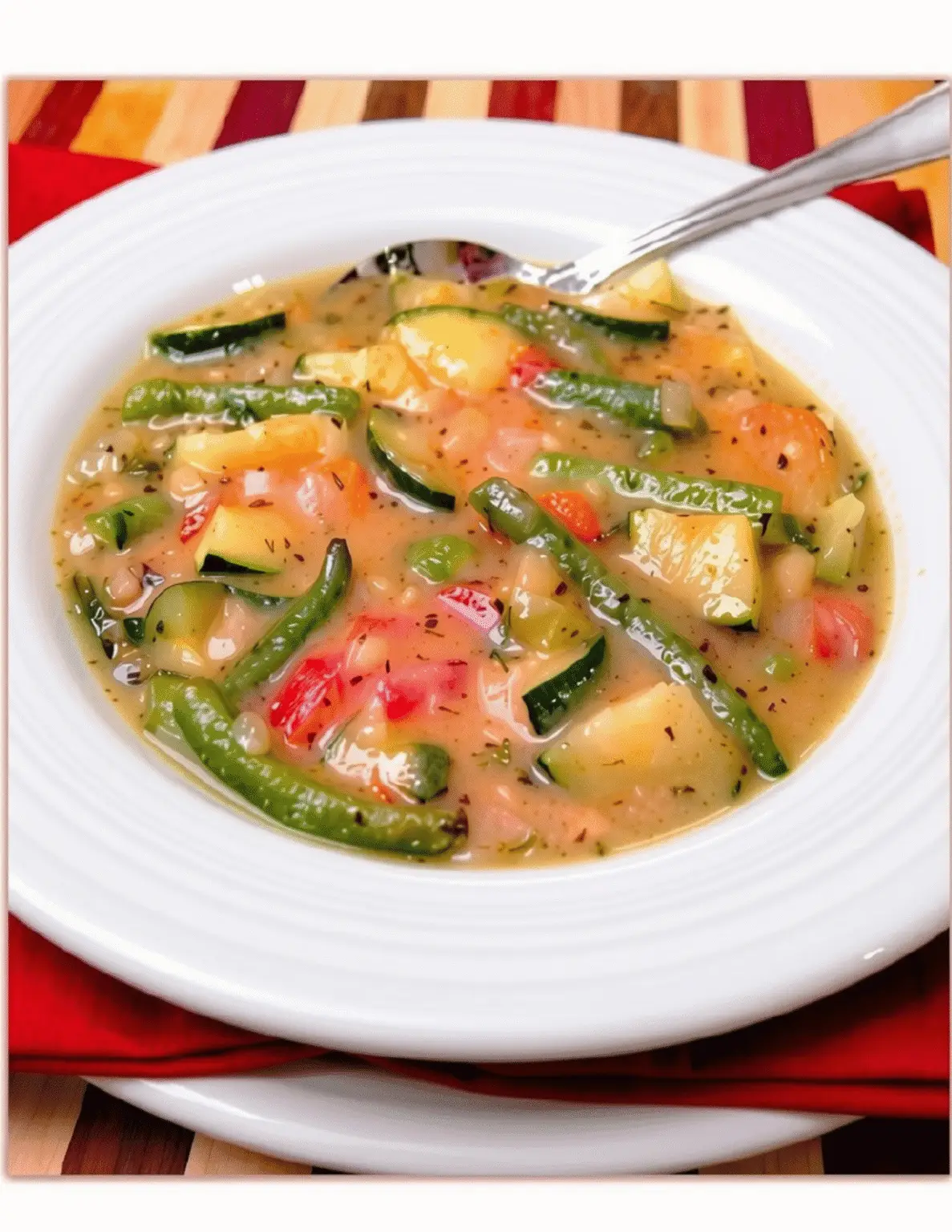 bowl of Creamy Zucchini Soup